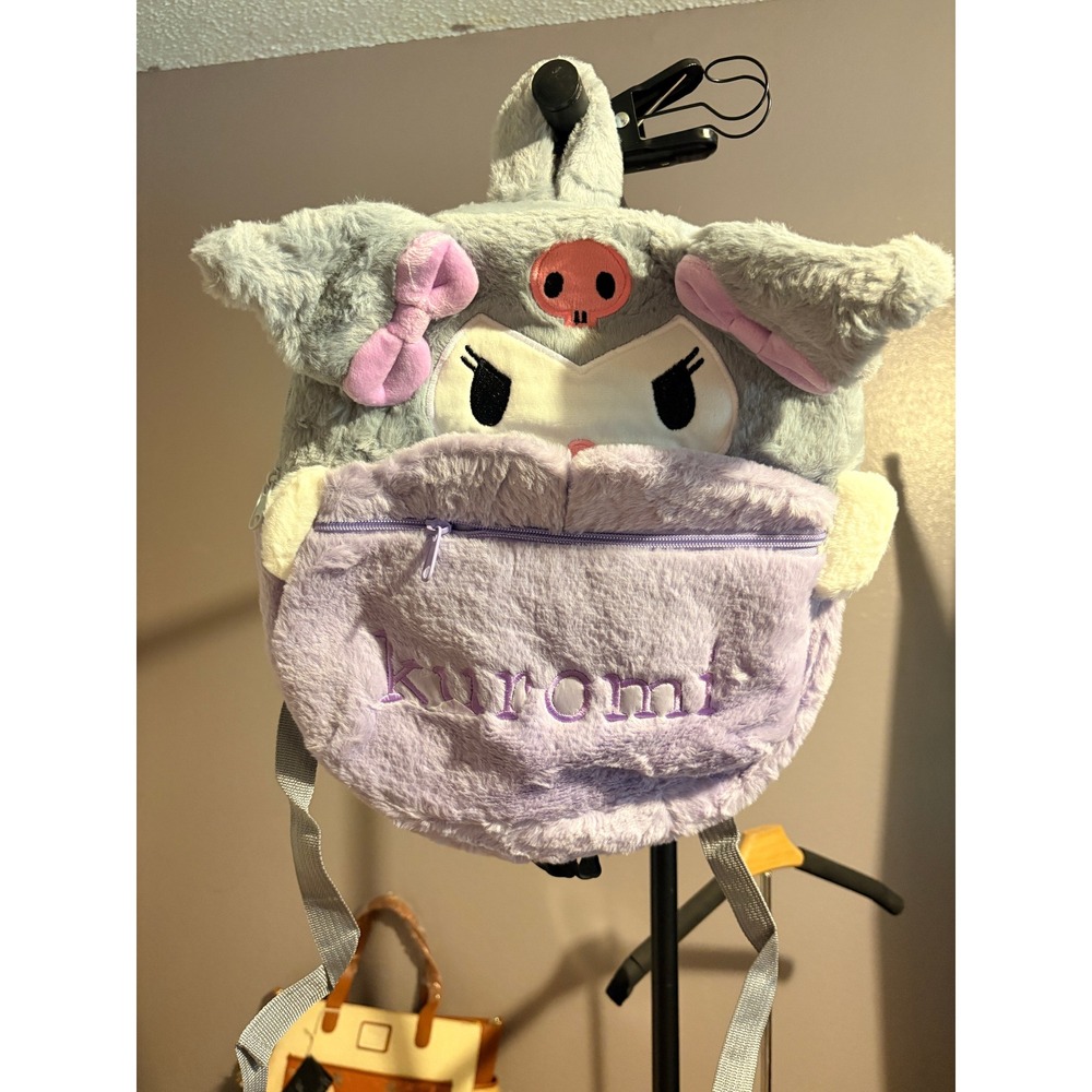 Sanrio Kuromi Backpack - Grey and Purple NWT